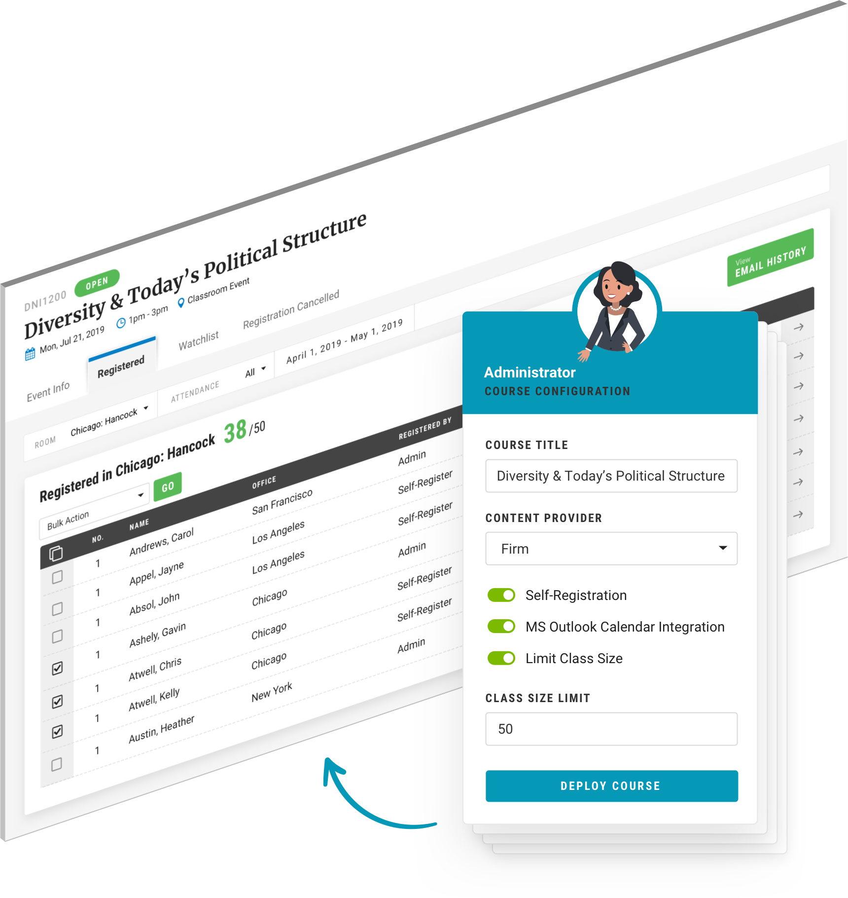 Registrant and attendee management