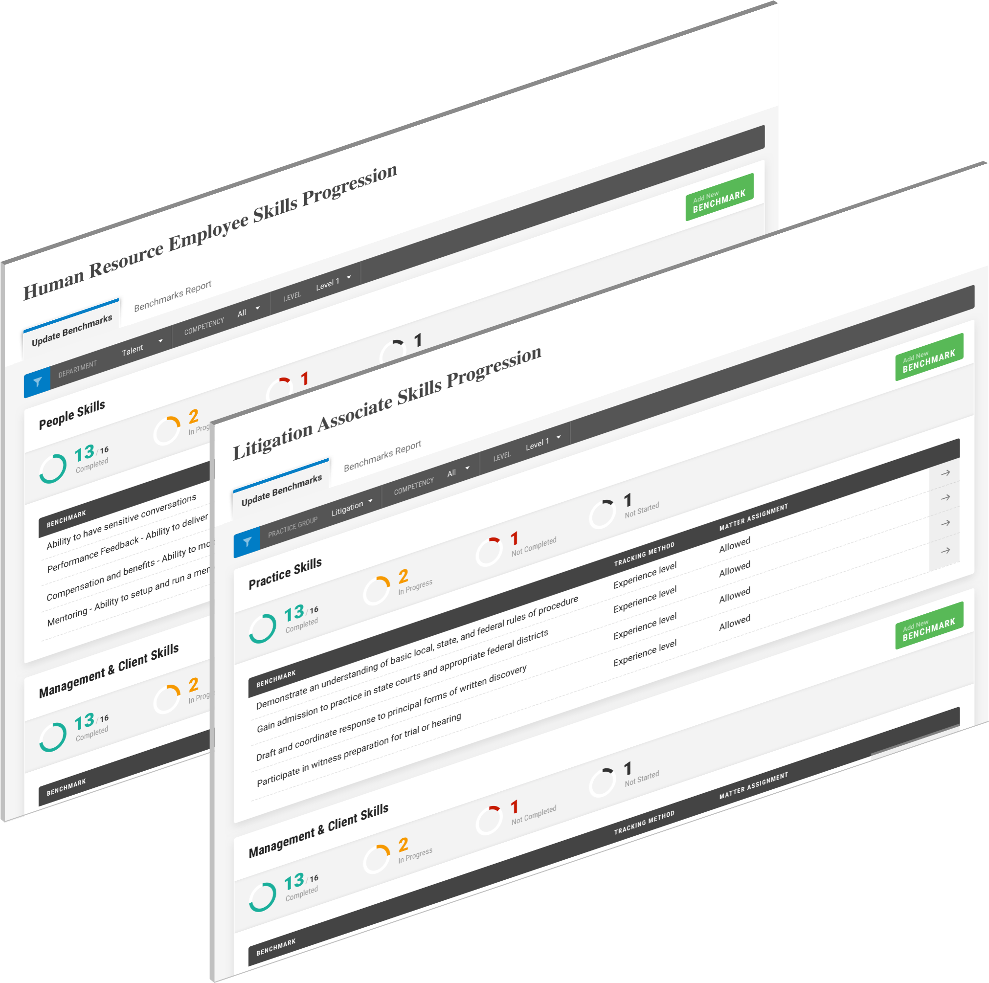 Create your list of skills to track